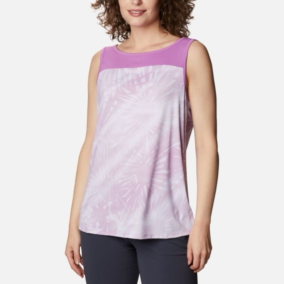 Columbia Women's Chill River Technical Tank Activewear Outdoor Hiking Top Cutout - Picture 1 of 7